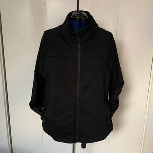 Fabletics 3x black active jacket zip up